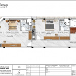 3 Bản vẽ tầng 2 nhà ống 4 tầng kết hợp căn hộ cho thuê tại vũng tàu sh nod 0214