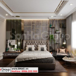 4 Trang trí nội thất phòng ngủ 1 kiểu tân cổ điển tại khu đô thị vinhomes imperia hải phòng vhi 007