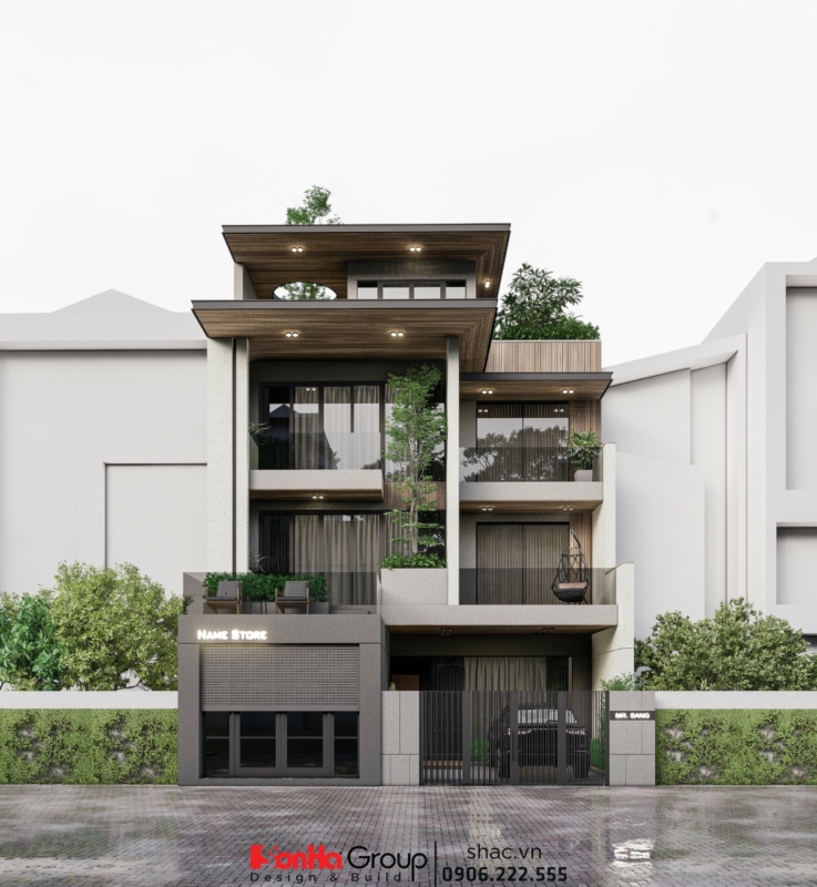 Thiết kế nhà mái bằng và những lưu ý cần biết khi xây dựng 3 Thiết kế nhà mái bằng và những lưu ý cần biết khi xây dựng 1