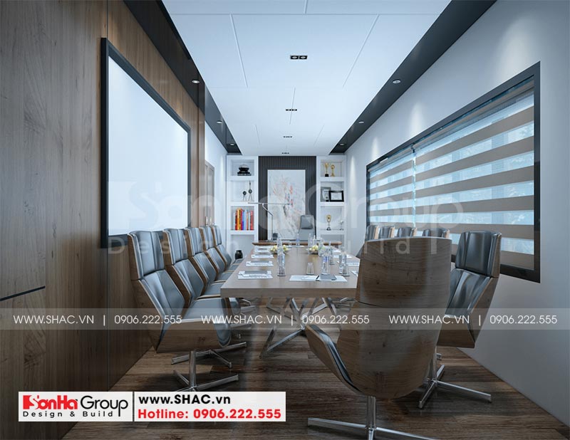 Nội thất phòng họp khách sạn 2 sao hiện đại