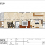 4 Bản vẽ tầng 1 khách sạn tân cổ điển mặt tiền 6m tại sài gòn sh ks 0071