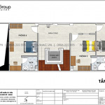 5 Mặt bằng tầng lửng khách sạn tân cổ điển 3 tầng 1 tum tại sài gòn sh ks 0071
