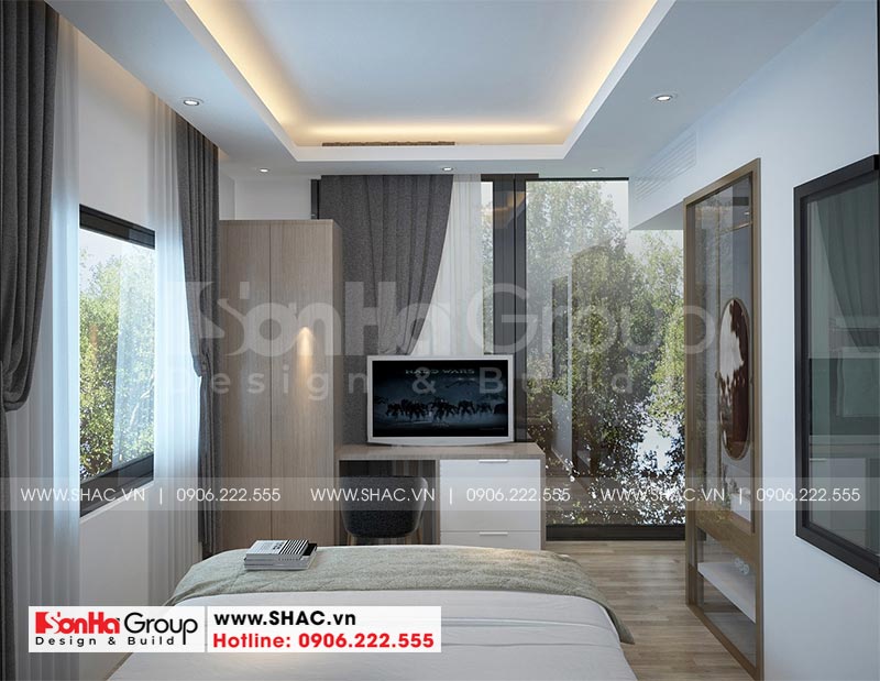 9 Trang trí nội thất phòng ngủ khách sạn hiện đại tại bình dương