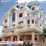 2 Mẫu biệt thự lâu đài cổ điển 5 tầng tại vũng tàu sh btld 0044