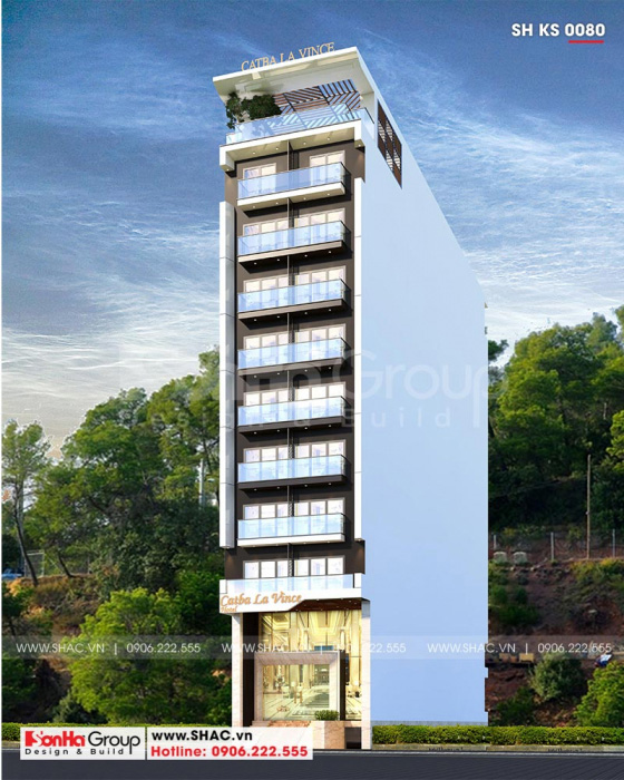 2 Mẫu khách sạn hiện đại 3 sao tại hải phòng sh ks 0080