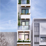 2 Mẫu nhà ống hiện đại 5 tầng tại hải dương sh nod 0215