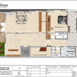 3 Mặt bằng tầng 1 khách sạn tân cổ điển 2 sao tại phú yên sh ks 0074