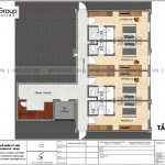 3 Mặt bằng tầng hầm khách sạn hiện đại 3 tầng tại quảng ninh sh ks 0076