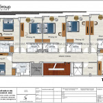 4 Bản vẽ tầng 2 3 khách sạn tân cổ điển mặt tiền 9,67m tại phú yên sh ks 0074