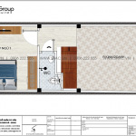 4 Mặt bằng tầng 1 nhà ống tân cổ điển có 4 phòng ngủ tại hải phòng sh nop 0206