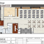 4 Mặt bằng tầng 3 khách sạn kiểu hiện đại tại bình định sh ks 0073