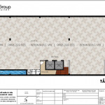 4 Mặt bằng tầng hầm khách sạn tân cổ điển mặt tiền 14,6m tại hà nội sh ks 0078
