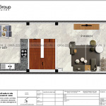 5 Bản vẽ tầng 2 nhà ống kiểu tân cổ điển đẹp tại hải phòng sh nop 0206