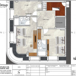 5 Bản vẽ tầng tum khách sạn tân cổ điển mặt tiền 8,5m tại quảng ninh sh ks 0079