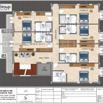 5 Mặt bằng tầng 2 khách sạn kiểu hiện đại tại quảng ninh sh ks 0076