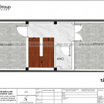 8 Mặt bằng tầng tum nhà ống tân cổ điển có 4 phòng ngủ tại hải phòng sh nop 0206
