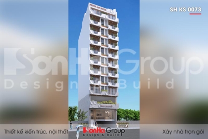 BÌA thiết kế khách sạn 3 sao kiểu hiện đại 12 tầng tại bình định sh ks 0073
