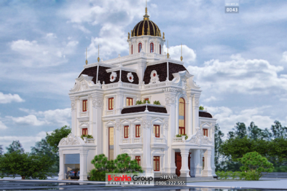 Biệt thự lâu đài 3 tầng trăm tỷ