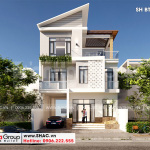 1 Thiết kế biệt thự hiện đại đẹp tại hải phòng sh btd 0079