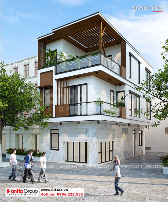 1 Thiết kế nhà ống hiện đại tại hải phòng sh nod 0216