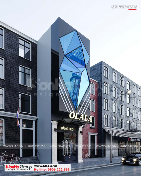 1 Thiết kế nhà ống kiểu hiện đại tại hải phòng sh nod 0218