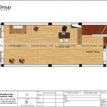 12 Bản vẽ tầng 6 nhà ống tân cổ điển 6 tầng tại hà nội sh nop 0209