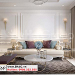 13 Mẫu nội thất phòng khách nhà ống hiện đại tại hải phòng sh nod 0218