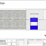 14 Bản vẽ tầng mái nhà ống tân cổ điển có 3 phòng ngủ tại hà nội sh nop 0209
