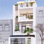 2 Mẫu nhà ống hiện đại 3 tầng 1 tum tại tại hải phòng sh nod 0219