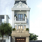 2 Mẫu nhà ống tân cổ điển 3 tầng tại quảng ninh sh nop 0208