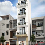 2 Mẫu nhà ống tân cổ điển 5 tầng tại hải phòng sh nop 0210