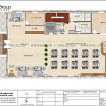 3 Bản vẽ tầng 2 khách sạn tân cổ điển 6 tầng tại sơn la sh ks 0082