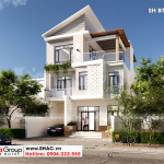 4 Mẫu biệt thự hiện đại có gara tại hải phòng sh btd 0079