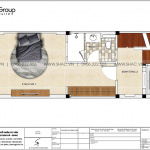 5 Bản vẽ tầng 2 nhà ống kiểu tân cổ điển đẹp tại hải phòng sh nop 0210