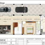 5 Mặt bằng tầng 1 biệt thự hiện đại đẹp tại hải phòng sh btd 0079