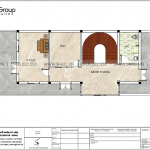 5 Mặt bằng tầng 3 nhà ống hiện đại đẹp tại hải phòng sh nod 0220