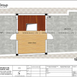 6 Bản vẽ tầng tum nhà ống hiện đại 3 tầng tại hải phòng sh nod 0219