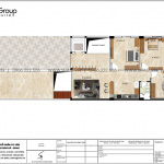 6 Mặt bằng tầng 3 nhà ống kiểu hiện đại tại hải phòng sh nod 0218