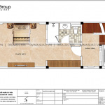 6 Mặt bằng tầng 3 nhà ống tân cổ điển 5 tầng tại hải phòng sh nop 0210