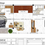 8 Bản vẽ tầng 2 nhà ống hiện đại 3 tầng tại hải phòng sh nod 0216