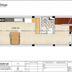 8 Bản vẽ tầng 2 nhà ống tân cổ điển mặt tiền 4m tại hà nội sh nop 0209