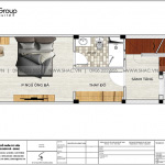 9 Mặt bằng tầng 3 nhà ống tân cổ điển có 3 phòng ngủ tại hà nội sh nop 0209