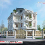 1 Thiết kế biệt thự kiểu tân cổ điển đẹp tại hà nội sh btp 0152