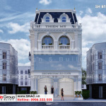 1 Thiết kế biệt thự kiểu tân cổ điển tại hải phòng sh btp 0155