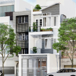 1 Thiết kế nhà ống kiểu hiện đại tại sài gòn sh nod 0222