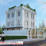 2 Mẫu biệt thự tân cổ điển 3 tầng 1 tum tại hà nội sh btd 0152