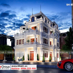 2 Mẫu biệt thự tân cổ điển 3 tầng tại hải phòng sh btp 0153