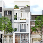 2 Mẫu nhà ống hiện đại 4 tầng tại sài gòn sh nod 0222