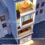 4 Mẫu nhà ống hiện đại có 3 phòng ngủ tại hải phòng sh nod 0223