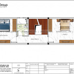 7 Mặt bằng tầng 3 nhà ống hiện đại mặt tiền 4,3m tại hải phòng sh nod 0223